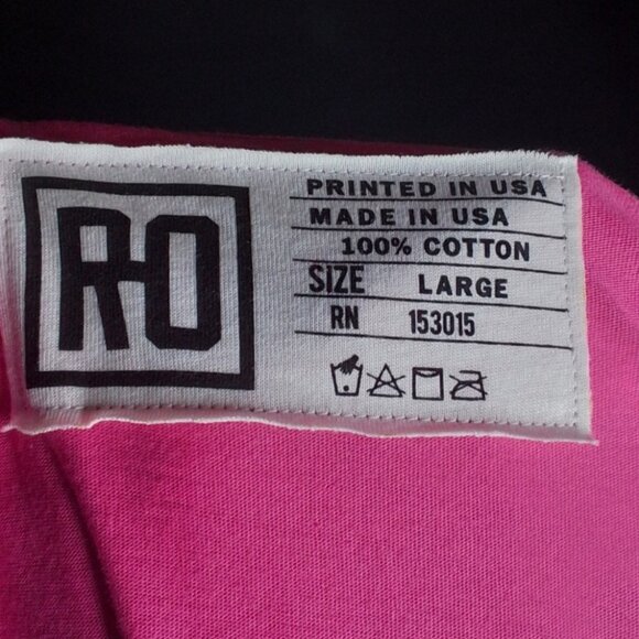 Mens Rumble In The Jungle  Zaire 74 Muhammed Ali Pink Shirt Sz Large - Picture 2 of 6